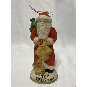 Vintage - 5.5” Santa Claus Belgium 1900 Christmas Figurine Holiday Ornament